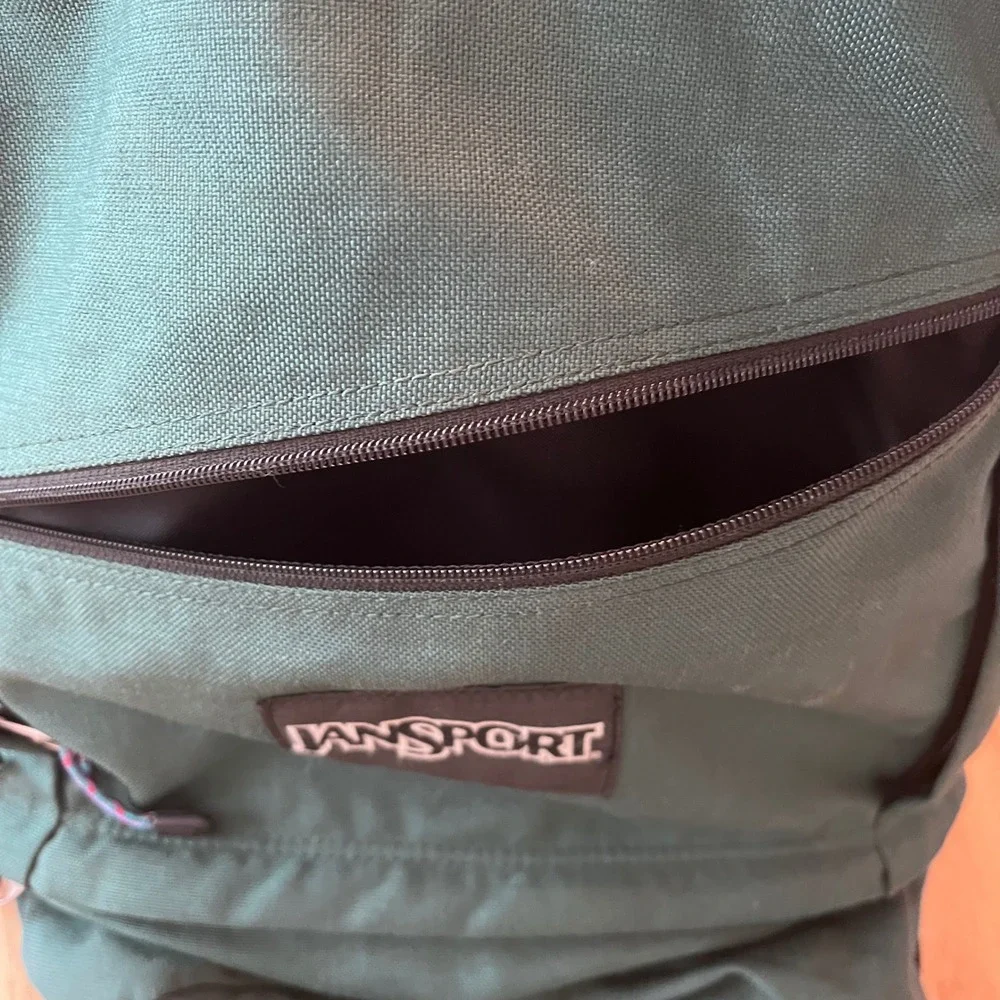 JanSport Vintage 90s Cargo Green Backpack Attachment One Size Gorpcore Retro Bag